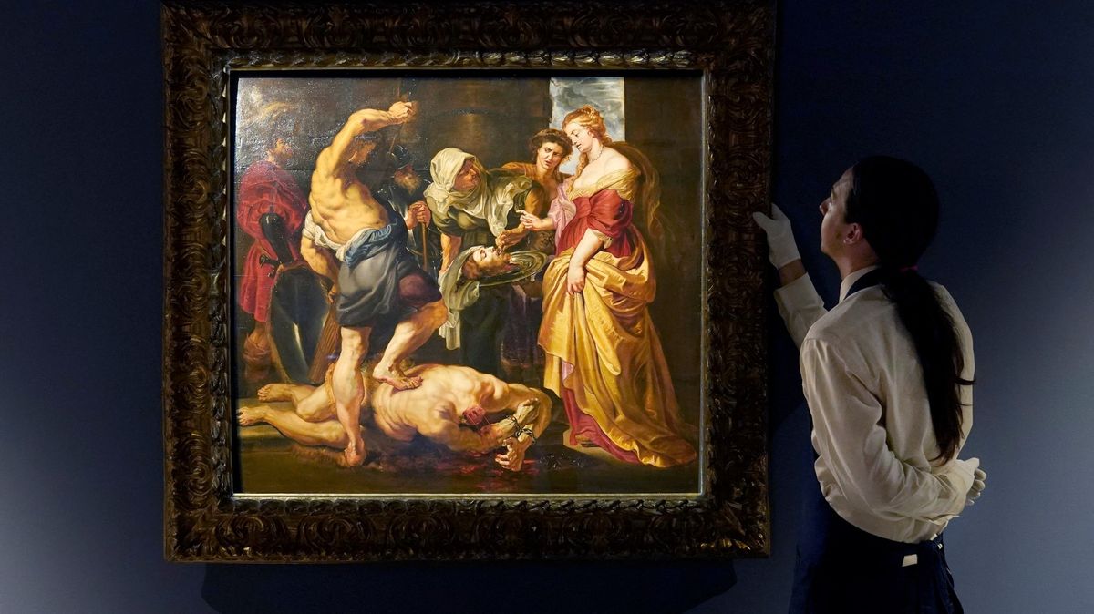 Léta ztracený Rubensův obraz půjde v lednu do dražby